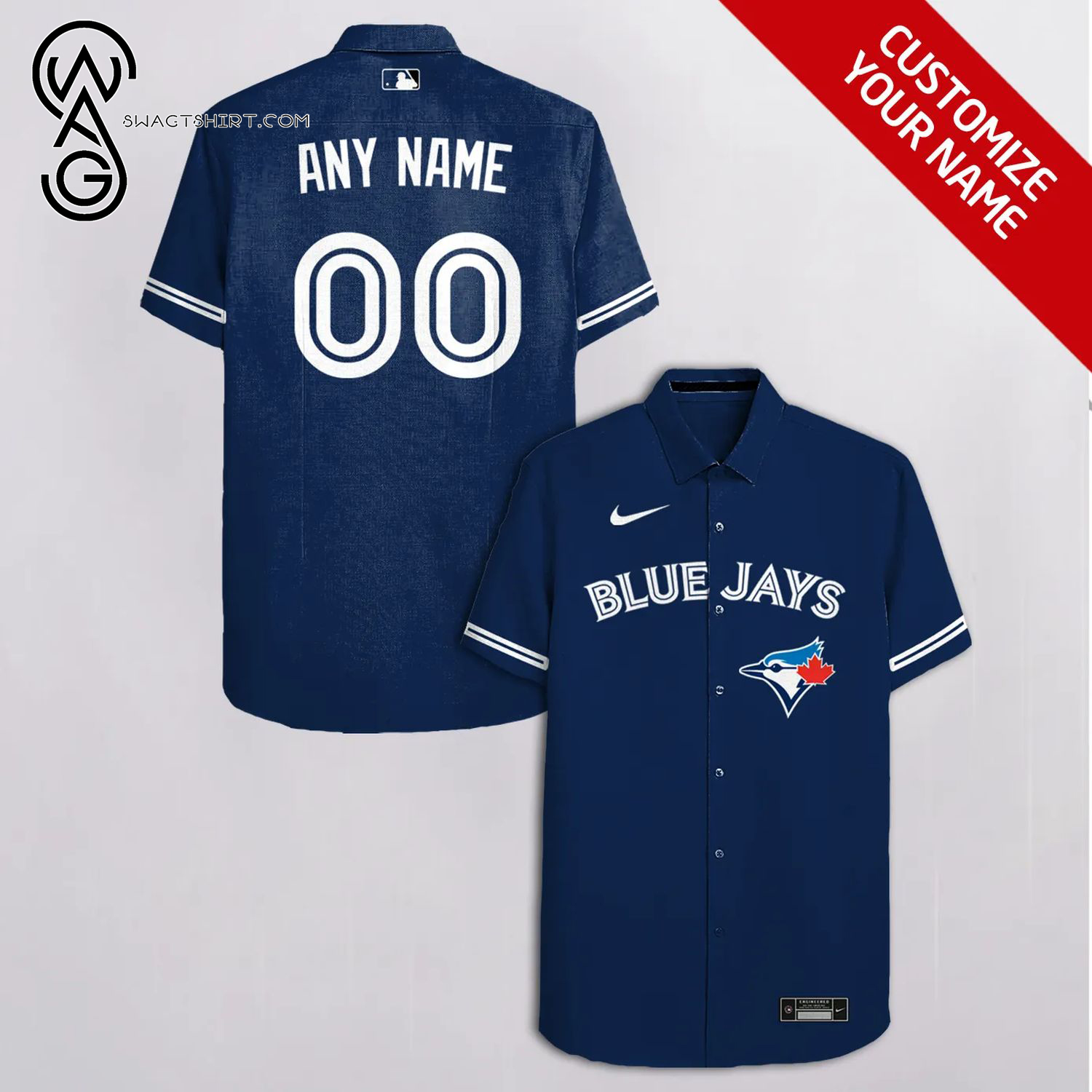 [Top Trending] Baseball Team Toronto Blue Jays Full Printing Personalized Hawaiian Shirt